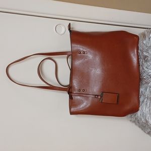 Like New Brown Leather Tote